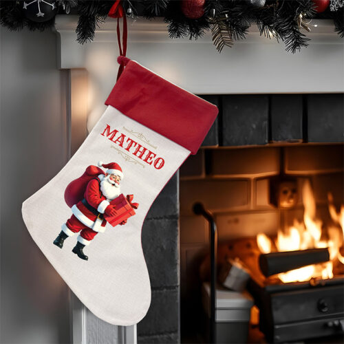 Personalisierter Weihnachtsstrumpf – Sack des Weihnachtsmanns – Bild 2