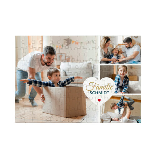 Personalisiertes Puzzle – Familienfotos