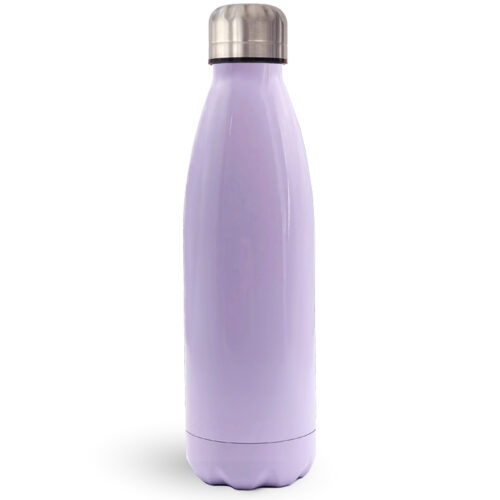 Edelstahl Trinkflasche Lila - Vorname mit Blumen <br> <strong>  500 ml </strong> – Bild 3