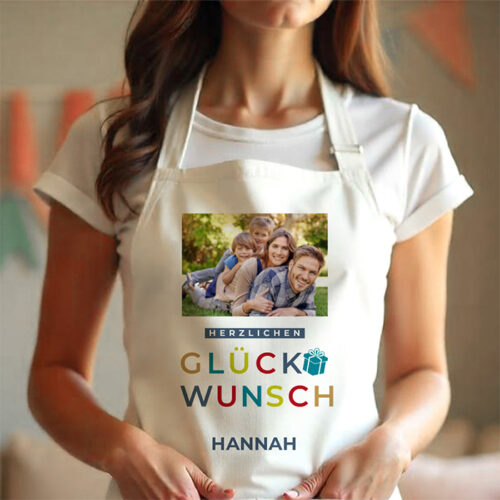 Schürze - Herzlichen Glückwunsch – Bild 2