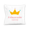 Weißes Kissen - Prinzessin mit Namen