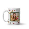 Personalisierter Tasse - Blumen mit Foto und Namen