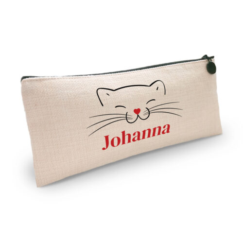Angepasste Tasche - Vorname mit Katze