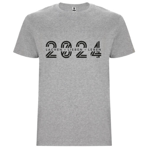 Graues T-Shirt - Jahr 2024