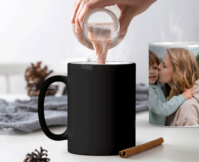 Alternative view of Zaubertasse - Mit Foto & Text