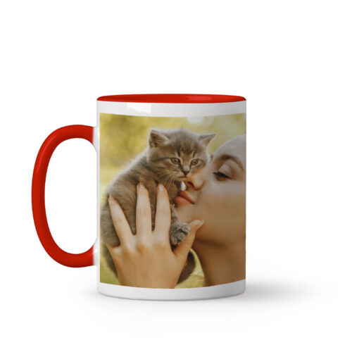 Personalisierter roter tasse – Foto