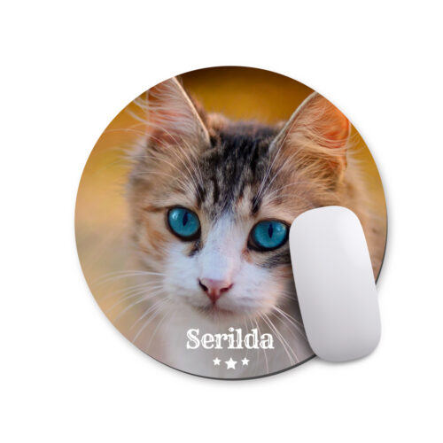 Mauspad - Katzenfoto <br> <strong>  ⌀ 20 cm </strong>