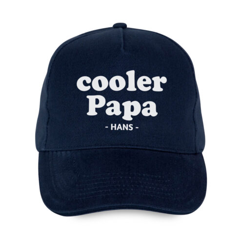 Blaue Kappe – Cooler Papa
