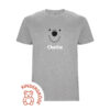 Graues Kinder-T-Shirt - Smiley