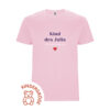 Rosa Kinder-T-Shirt – Kind + Monat