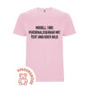 Rosa Kinder-T-Shirt – 100 % anpassbares Modell