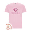 Rosa Kinder-T-Shirt – Super-Vorname