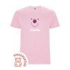 Rosa Kinder-T-Shirt - Smiley