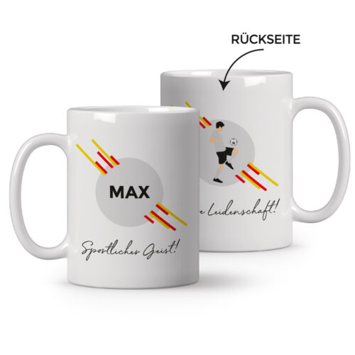 Personalisierter Tasse - Sportlicher Geist!