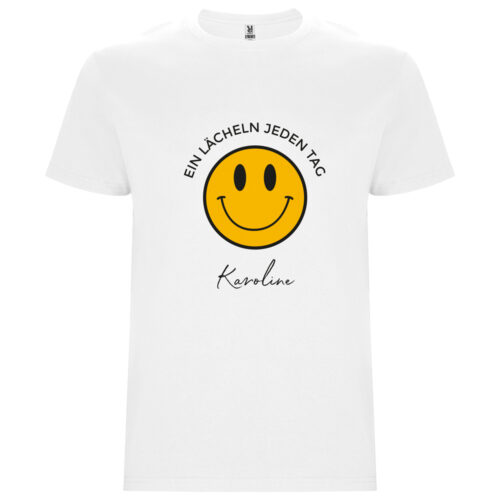 Weißes T-Shirt - Smile!