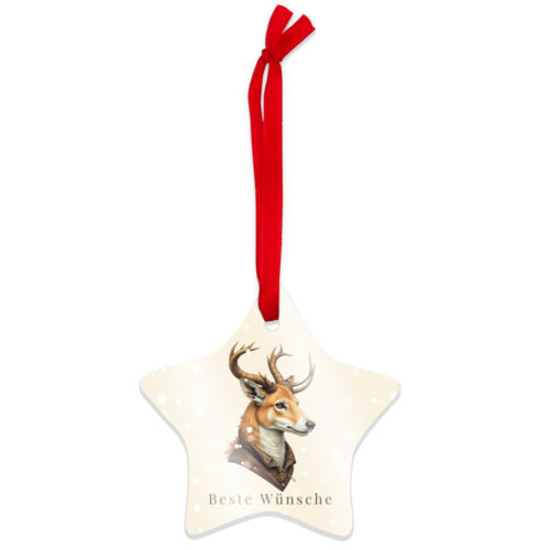 Weihnachtsstern-Ornament – Barocke Tiere