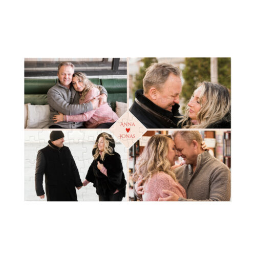 Personalisiertes Puzzle – Fotos zum Valentinstag
