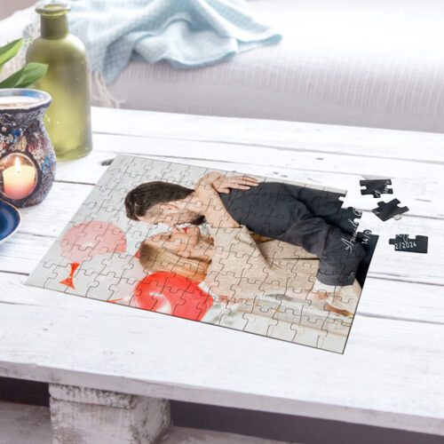 Personalisiertes Puzzle –  Vertikales Foto zum Valentinstag – Bild 2