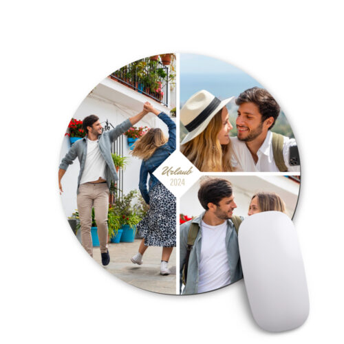 Mauspad – Urlaubsfotos <br> <strong>  ⌀ 20 cm </strong>