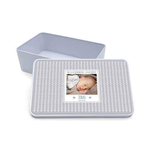 Rechteckige Metallbox – Geburtsbox