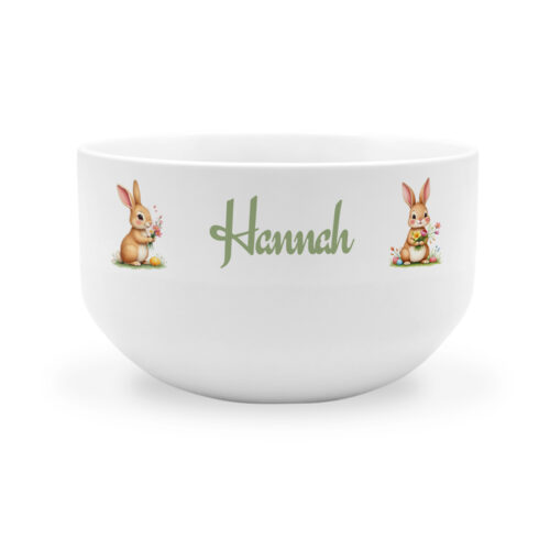 Personalisierte Schale –  Hase mit Namen