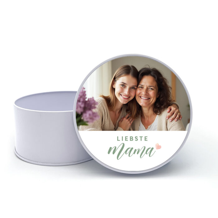 Runde Metalldose – Liebste Mama