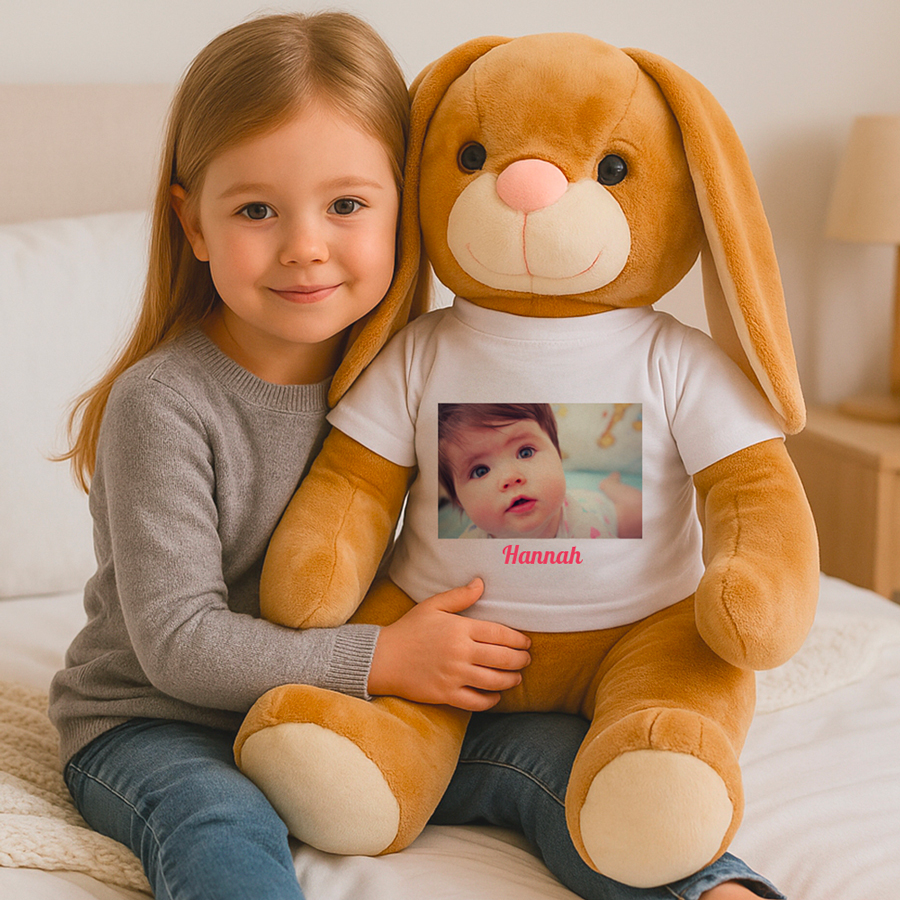 Bunny, das große Plüschkaninchen – Foto <br> <strong>  80 cm </strong> – Bild 2