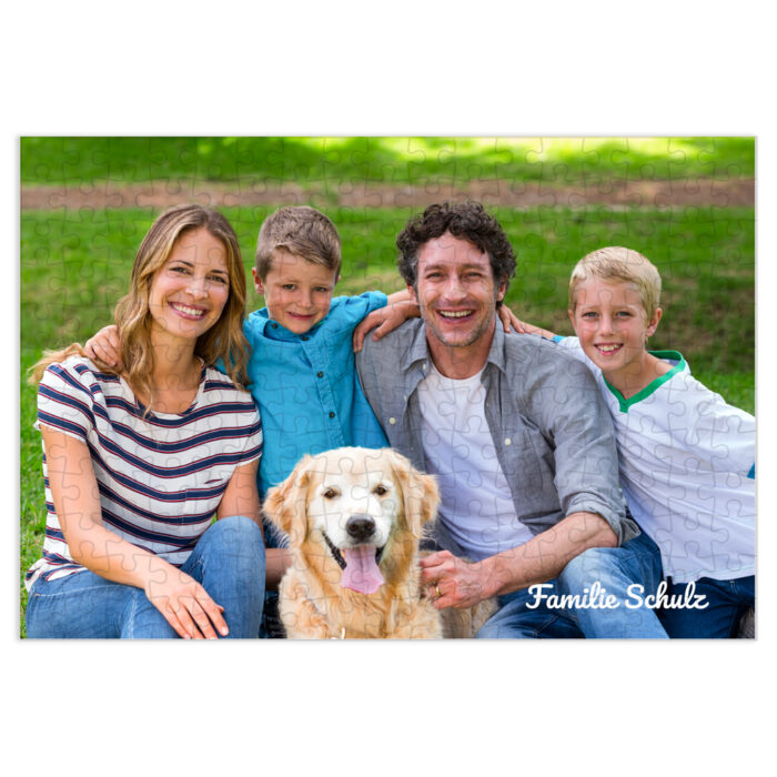 Personalisiertes Puzzle – Familienfoto <br> <strong>252 Teile</strong>