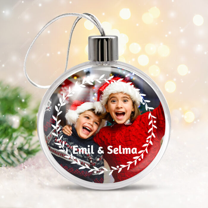 Alternative view of Transparente Weihnachtsstern-Kugel – Weihnachtskranz