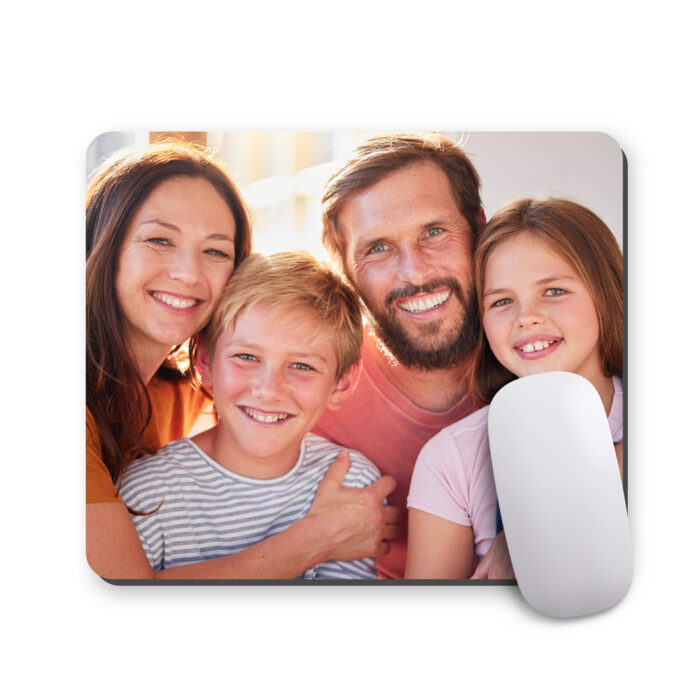 Rechteckiges Mauspad -  Foto  <br> <strong>  23,4 x 19,1 cm </strong>